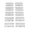 GAGALOR 10 Sets Pack of Wired Surface Mounted Alarm Magnetic Contacts Door Window Reed Switch Sensor with Double Side Tape