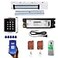 YUANWIN Access Control System Kit with IP68 Waterproof Metal Touch Keypad 600LB Magnetic Lock Zinc Alloy Exit Button 2 Remote Controls and Tuya App Remote Access