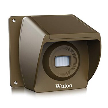 Wuloo Expandable for Wireless Driveway Alarm System Sensor OnlyBrown