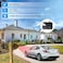 Wuloo Solar Driveway Alarm Wireless Outside 1800ft Range Outdoor Motion Sensor Detector Driveway Alert System with Rechargeable BatteryWeatherproofMute Mode13Brown