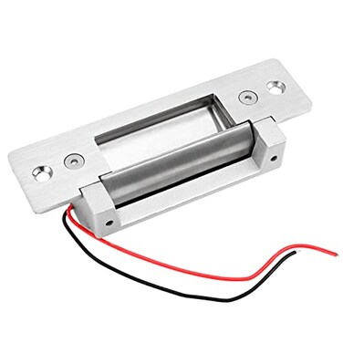 YUANWIN Electric Door Strike Lock ANSI Standard Heavy Duty FailSecureFailSafe Adjustable 12V DC for Door Access Control System Cylindrical Locksets Silver