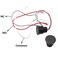 QLXHBOT RC36 NCNO Recessed Wired Security Window Door Contact Sensor Alarm Magnetic Reed Switch Brown 4 Sets