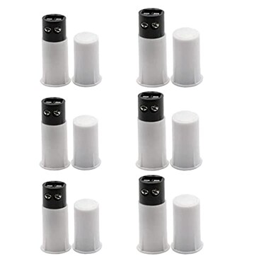 QLXHBOT MC33C Normally Closed Recessed Window Door Contact Sensor Alarm Magnetic Reed Switch 6 Sets