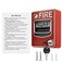 QWORK Dual Action Fire Alarm Call Point 928VDC 2Pack Wired Manual Pull Station with Key Reset for Labs Warehouses Workshops