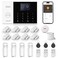LWOHSI Wireless Alarm SystemDIY 4GWiFi Home Security SystemsPhone APP AlertDoorWindow and Motion Sensors120 dB SirenSOS Emergency ButtonCompatible with Alexa and GoogleNo Contract Fee