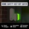 Security Sensor Spacers ADT Alarm Magnet Riser 2 Pack Glow in the Dark Set with 3M Adhesive Easy Mount to Any Doorway Window and Entryway Ring SensorMagnet Not Included 1 inch