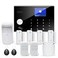TUGARD Alarm System with Phone APP AlertDIY WiFi Home Security Alarm System12pcs Kit Motion DetectorDoor SensorRemote ControlSirenCompatible with Alexa Google for Home Villafor Children Elderly Safety