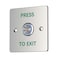 YUHANUS Push to Exit Button for Door Access Control Waterproof Stainless Steel Shell 4 Contact Output