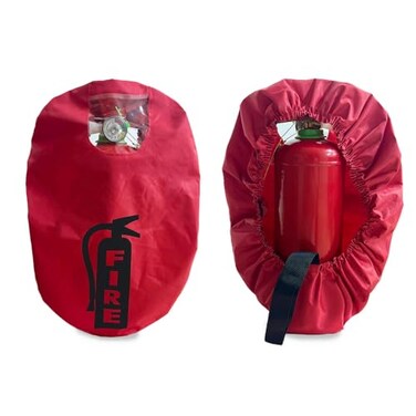SHINETEC Fire Extinguisher Cover Heavy Duty Fire Safety Protective Sleeve from scuffs scratches Accessories 5LB 1 Pcs