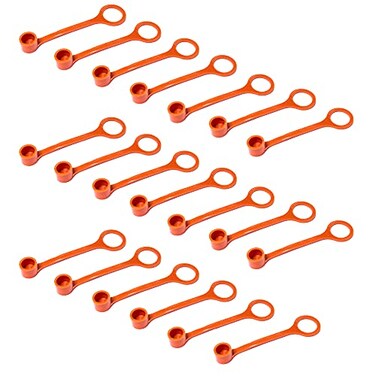 FD Supply Co. Rubber Blow Off Caps for Ansul R102 and Piranha Industrial Kitchen Suppression Vent A Hood Systems Fire Suppression Nozzles Grease Caps Kit 20 Caps