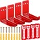 LEIFIDE Fire Extinguisher Holder for 540 lb Fire Extinguisher Wall Mount with Screws Gaskets Self Adhesive Safety Sticker Sign Wall Hook Universal4 Pcs