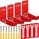 LEIFIDE Fire Extinguisher Holder for 540 lb Fire Extinguisher Wall Mount with Screws Gaskets Self Adhesive Safety Sticker Sign Wall Hook Universal4 Pcs