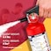 Ougist ABC Fire Extinguisher for Home Vehicle 25 lb 1A10BC Rated Dry Chemical Fire Safety with QuickRelease Handle for KitchenCarBoat UseModel FF1KG