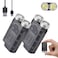 KunHe K2 2 Pack 1000 Lumens Keychain Flashlight Rechargeable IP65 Waterproof 6 Lighting Modes Magnetic Tail Portable EDC Pocket Light for Camping Repair Emergency Daily Use