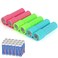 Hilngav 9LED Mini Flashlight 6Pack Small Multicolor Flashlights with Lanyard 18 AAA Batteries Included for Hurricane Supplies Christmas Gifts Stocking Stuffers