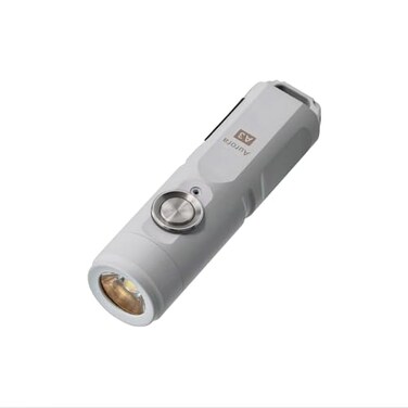 RovyVon A3 Gen 4 Mini Keychain Flashlight Super Bright 650 Lumens USB C Rechargeable EDC Flashlight WaterResistant Compact and Portable for Everyday Carry Camping Hiking Emergency Mao White