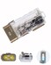 RovyVon E8 Rechargeable EDC Flashlight USB C 700 High Lumens Flat Keychain Flashlight AAA Battery Replaceable Small Bright Keychain Light for Outdoor Daily Use365nmU Warm White Only