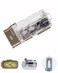 RovyVon E8 Rechargeable EDC Flashlight USB C 700 High Lumens Flat Keychain Flashlight AAA Battery Replaceable Small Bright Keychain Light for Outdoor Daily Use365nmU Warm White Only