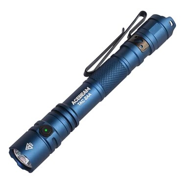 ACEBEAM TAC 2AA EDC Tactical Dual Modes Flashlight Rechargeable 1400 High Lumens Flashlight Dual Switch Pocket LED Flashlight Super Bright Small Flash Light for Emergency Camping HomeSFT25R HI