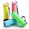 Mudder 4 Pieces Glow in Dark Flashlights Set 9 LED Mini Flashlights Rubber Coated with Handle LED Fluorescent Aluminum Portable Flashlight for Parties Hiking Camping 4 Colors