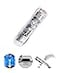 RovyVon 4th USBC Aurora A8 EDC Flashlight 6500K LED Max 650 Lumen Momentary On Keychain Light with Magnetic ClipBase Lock Mode for Checking Outdoor365nmRedWhite