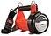 Streamlight 44451 Fire Vulcan LED Vehicle Mount System Flashlight with DC Charger Dual Rear LEDs and Quick Release Shoulder Strap Orange 180 Lumens