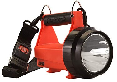 Streamlight 44451 Fire Vulcan LED Vehicle Mount System Flashlight with DC Charger Dual Rear LEDs and Quick Release Shoulder Strap Orange 180 Lumens