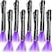 Honoson 8 Pieces UV Black Light Flashlight Small Blacklight Flashlights Pen Lights for Leak Pet Urine Hotel Inspection Dry Stain and Dye Detector 52 Inches Long