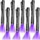 Honoson 8 Pieces UV Black Light Flashlight Small Blacklight Flashlights Pen Lights for Leak Pet Urine Hotel Inspection Dry Stain and Dye Detector 52 Inches Long
