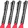 Tuanse 4 Pcs Red Light Flashlight Red LED Flashlight Pen Light Bright Torch for Night Astronomy Aviation Observation Turtle Safe Beach