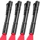 Tuanse 4 Pcs Red Light Flashlight Red LED Flashlight Pen Light Bright Torch for Night Astronomy Aviation Observation Turtle Safe Beach