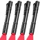 Tuanse 4 Pcs Red Light Flashlight Red LED Flashlight Pen Light Bright Torch for Night Astronomy Aviation Observation Turtle Safe Beach