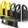 Mudder 6 Pcs Hand Crank Solar Powered Flashlights Emergency Rechargeable LED Handheld Flashlights for Survival Gear Outdoor Sports Camping Hiking Backpack SafetyGreen Yellow Black