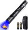 TactEagle UV Flashlight UV Light 365nm AA Powered Black Light Blacklight Flashlight for Pet Stains Hunting Scorpions Resin Curing Leak Inspection