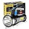 Wrrozz LED Flashlight High Lumens USB Rechargeable Flashlight for Camping Hiking Walking Powerful Emergency Flashlight with 4 Modes for Outdoor Use Rechargeable Spotlight with Sidelight Lantern