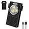 BORUIT V7 LED Mini Flashlight High Lumens Small Powerful EDC Keychain Flash Light with Red UV LightUSBC Rechargeable Pocket Flashlights with Clip10 ModesIPX5 WaterproofMagnetBlack
