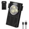 BORUIT V7 LED Mini Flashlight High Lumens Small Powerful EDC Keychain Flash Light with Red UV LightUSBC Rechargeable Pocket Flashlights with Clip10 ModesIPX5 WaterproofMagnetBlack