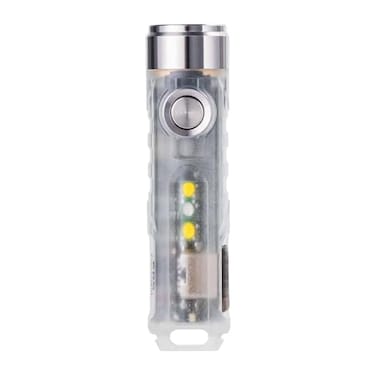 RovyVon Aurora A7 G4 Keychain Flashlight USB C Rechargeable Max 650 High Lumen Flashlights Super Bright with EDC Small Size 8 Mode Glow Blue Perfect for Gift Camping Emergencies Outdoor