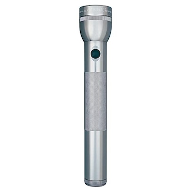 Maglite HeavyDuty Incandescent 3Cell D Flashlight Gray