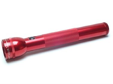 Maglite HeavyDuty Incandescent 3Cell D Flashlight in Display Box Red