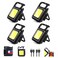MAKDAK COB Rechargeable Keychain Flashlight 4Pack High Lumen Super Bright LED Work Light with MagnetClipBottle Opener for Dog WalkingCar Repair EmergencyCampingEDC