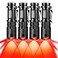 RaySoar 4 Pack Red Light Flashlight 3 Modes Red LDE Red Flashlight for Astronomy Night Observation and Outdoor Activities