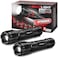 GearLight S1050 LED Flashlight High Lumens for Camping Hiking Dog Walking Powerful Emergency Flashlights with 3 Modes for Outdoor Use Bright Flashlight 2 Pack Batteries Not Included
