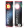 lexall 2 Pack Flashlight1200 Lumens Mini Magnetic Flat EDC Flashlight with Clip 1200mAh Rechargeable Portable UltraLight Bright Waterproof Pocket Light for Working Camping Repairing Emergencies