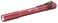 Streamlight 66120 Stylus Pro 100Lumen White LED Pen Light for Inspectors Law Enforcement and Everyday Use with 2 AAA Alkaline Batteries Red