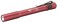 Streamlight 66120 Stylus Pro 100Lumen White LED Pen Light for Inspectors Law Enforcement and Everyday Use with 2 AAA Alkaline Batteries Red