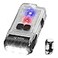 BORUIT V15 LED Small Powerful EDC Flashlight with Warm White Red LightBright 1200LM USB C Rechargeable 10 Modes Mini Pocket Keychain Flash Light with ClipIP67 Waterproof80Head SwivelsTail Magnet