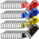 Leelosp 48 Pcs Hand Crank Flashlight No Battery Required Cranked Flashlight Manual Press Flash Light Squeeze Light for Camping Hiking Power Outage Gift Red Blue Yellow Gray
