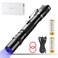 LIGHTFE Blacklight 395nm UV Flashlight UV301APlus with SSC UV LED Pure Beam for UV Glue Curing Light Rock and Mineral Fluorescent Glowing Pet Urine Detector Light AC Leak Detector