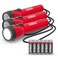 EVEREADY LED Flashlights 3Pack Bright Flashlights for Emergencies and Camping Gear Power Outage Flash Light AA Batteries Included